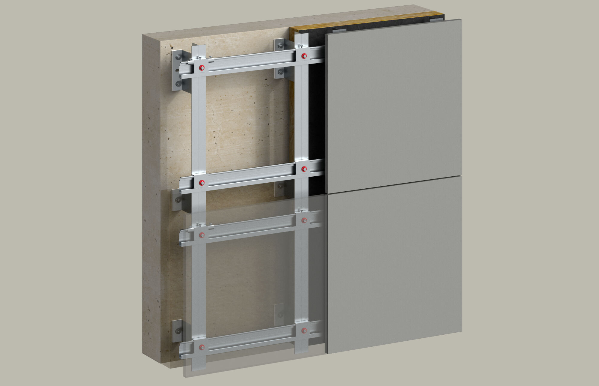 fischer Wall holder FLH 180x80x3/6,5-11/F-SP AL